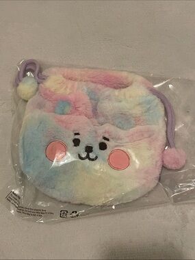 Official BTS BT21 RJ Baby Prism String Pouch